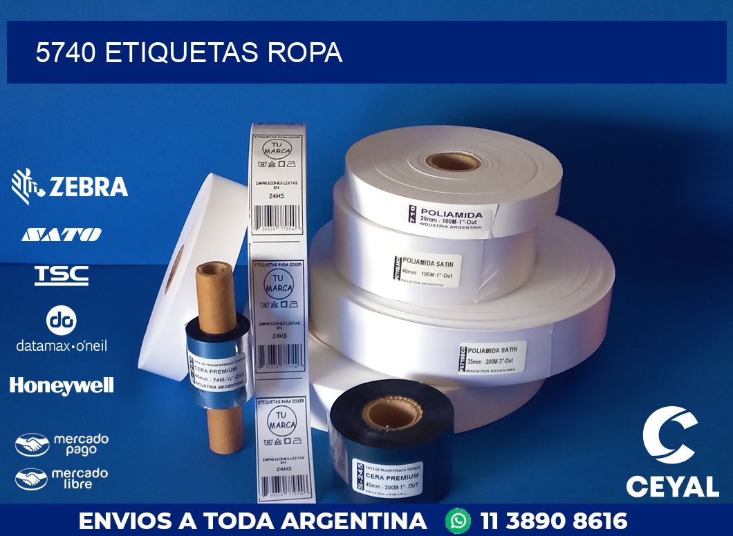5740 ETIQUETAS ROPA