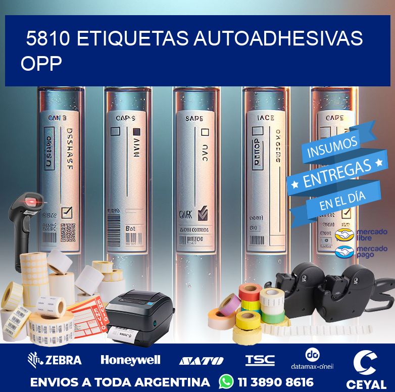 5810 ETIQUETAS AUTOADHESIVAS OPP