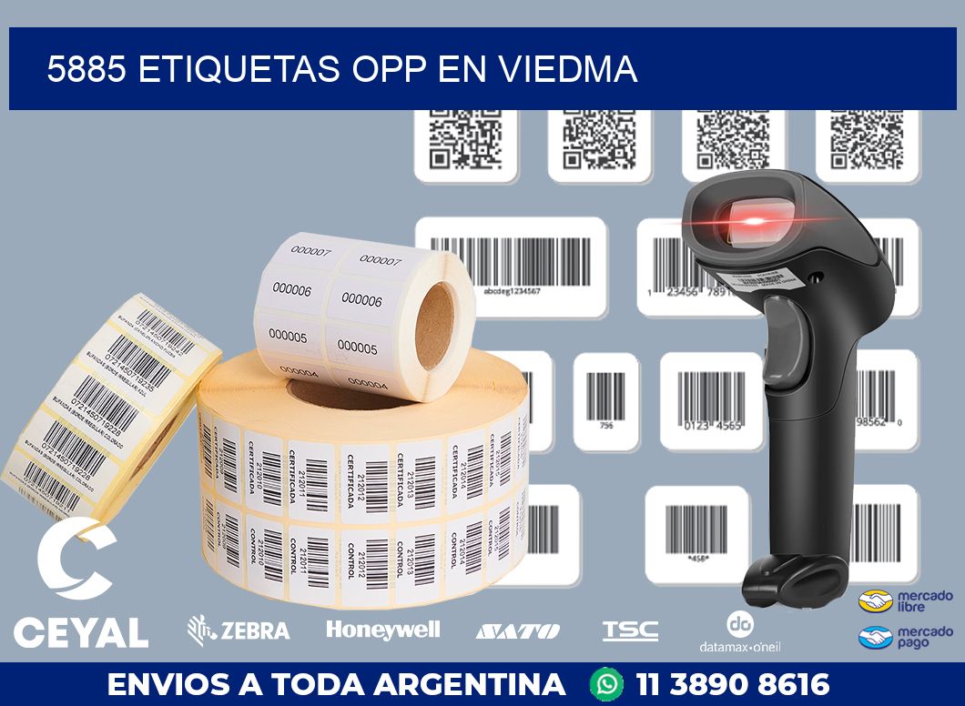 5885 ETIQUETAS OPP EN VIEDMA