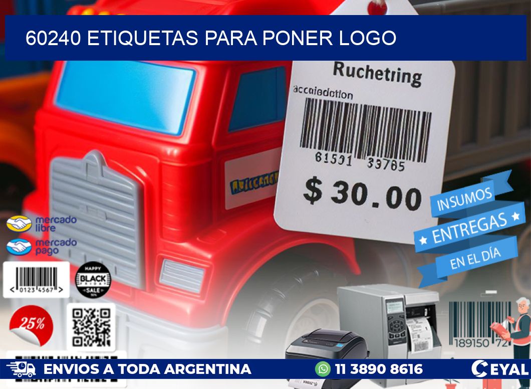 60240 ETIQUETAS PARA PONER LOGO