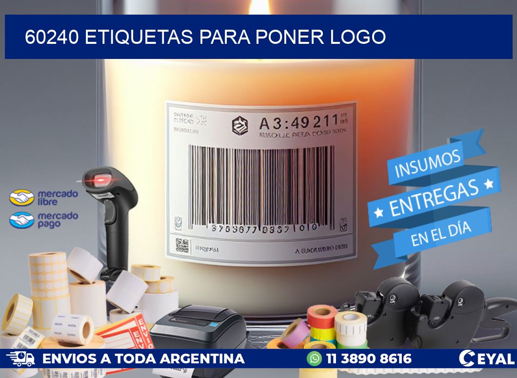 60240 ETIQUETAS PARA PONER LOGO