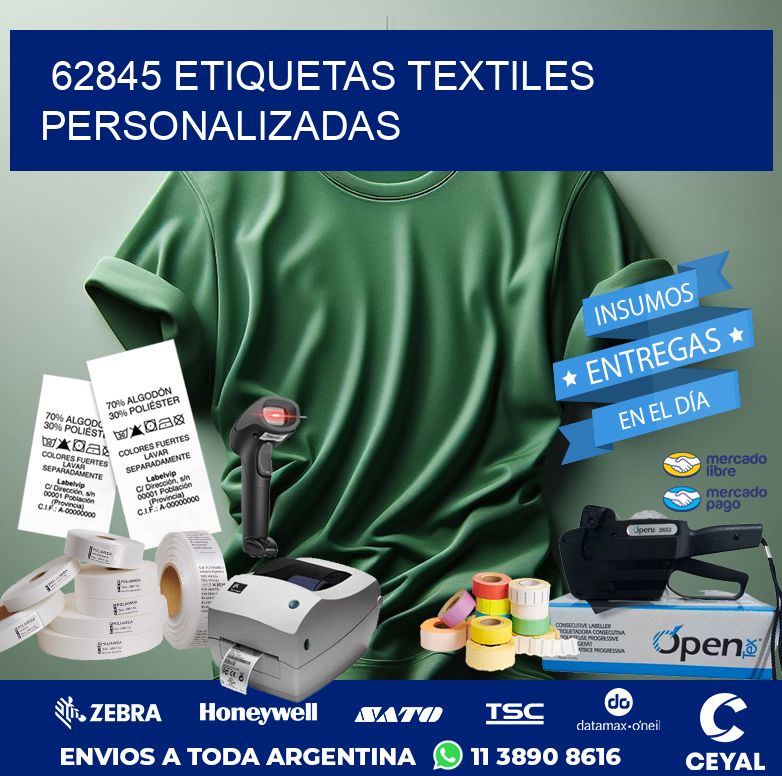 62845 ETIQUETAS TEXTILES PERSONALIZADAS
