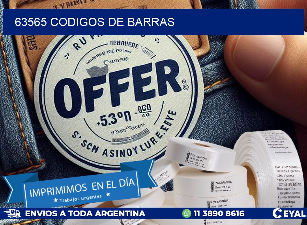 63565 codigos de barras
