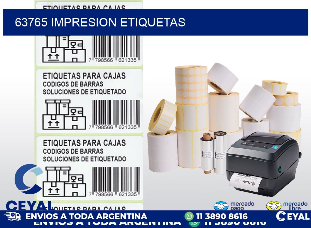 63765 IMPRESION ETIQUETAS
