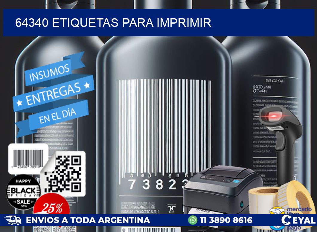 64340 etiquetas para imprimir