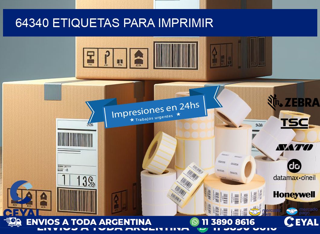 64340 etiquetas para imprimir