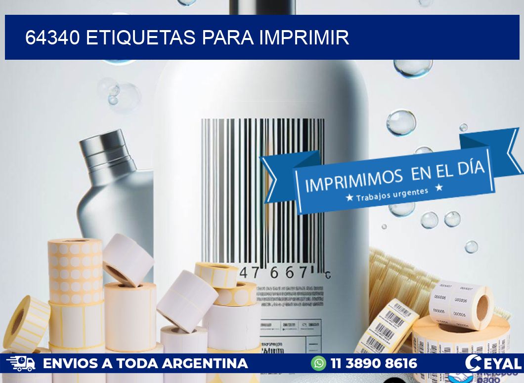 64340 etiquetas para imprimir