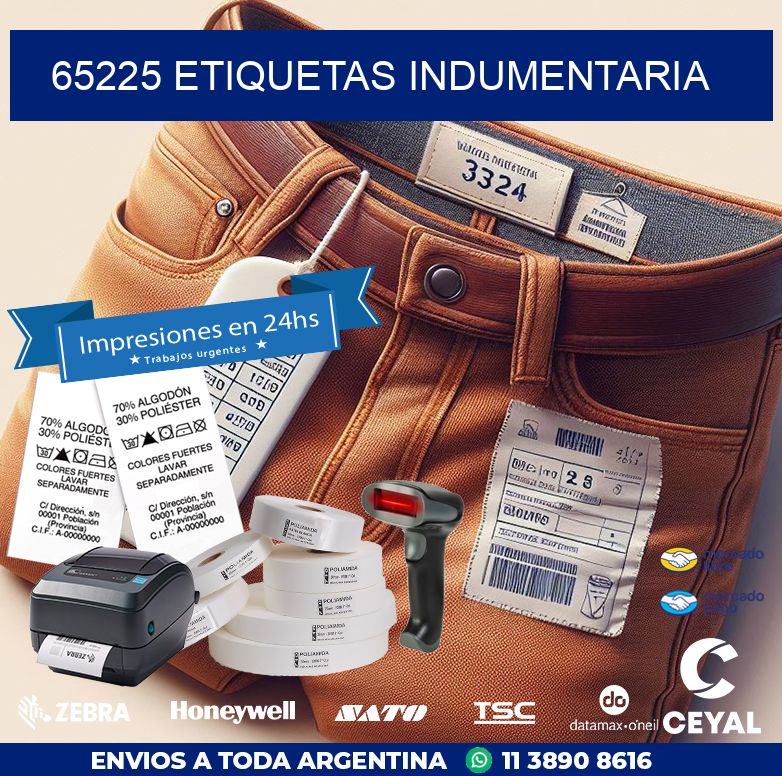 65225 ETIQUETAS INDUMENTARIA