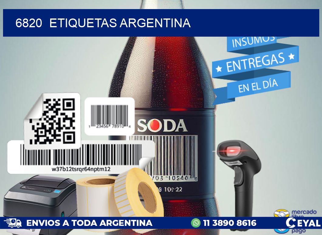 6820 etiquetas argentina
