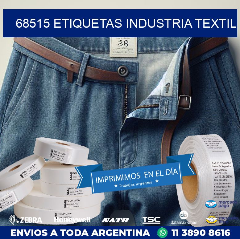 68515 ETIQUETAS INDUSTRIA TEXTIL