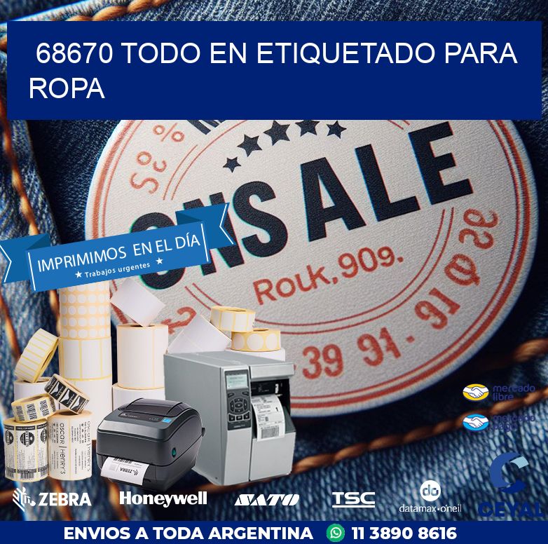 68670 TODO EN ETIQUETADO PARA ROPA