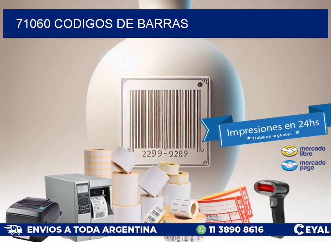 71060 codigos de barras