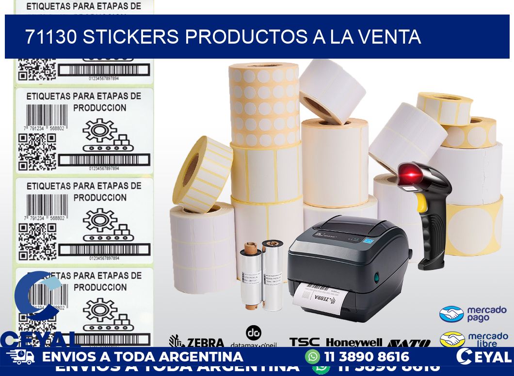 71130 stickers productos a la venta