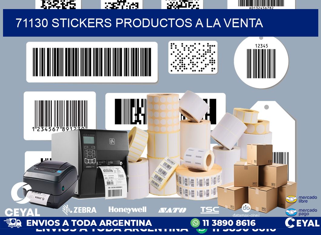 71130 stickers productos a la venta