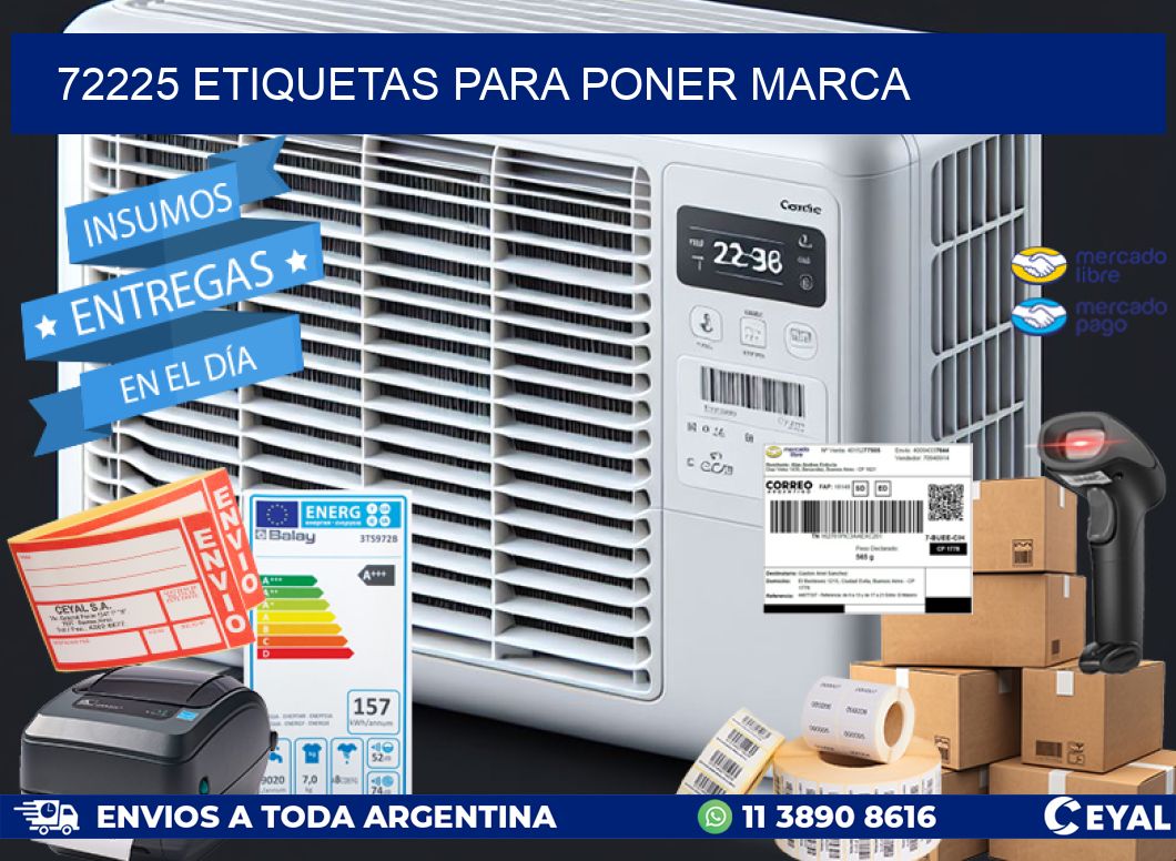 72225 etiquetas para poner marca
