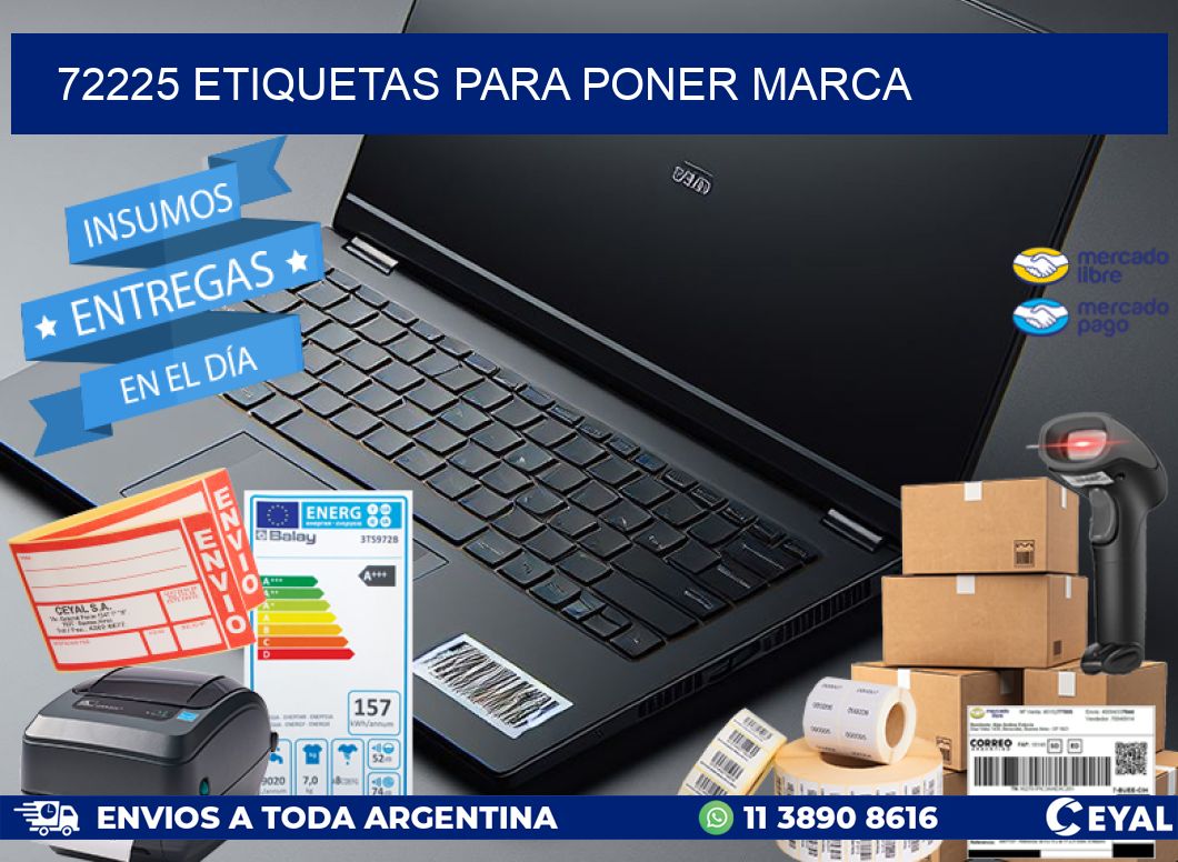 72225 etiquetas para poner marca