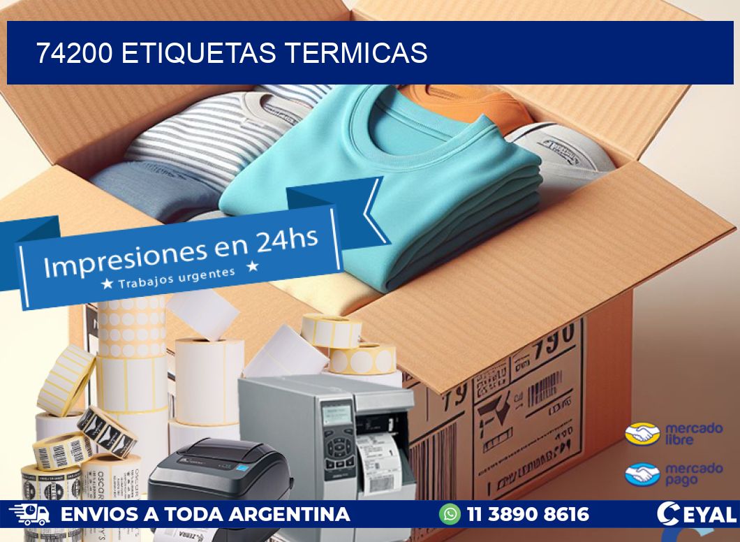 74200 ETIQUETAS TERMICAS