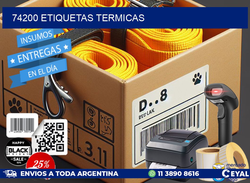 74200 ETIQUETAS TERMICAS