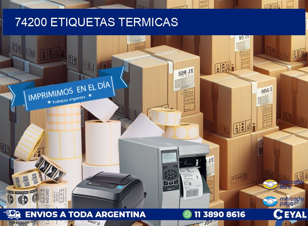 74200 ETIQUETAS TERMICAS