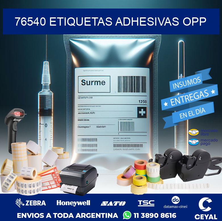 76540 ETIQUETAS ADHESIVAS OPP