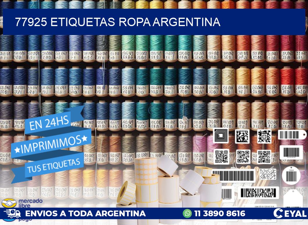 77925 ETIQUETAS ROPA ARGENTINA