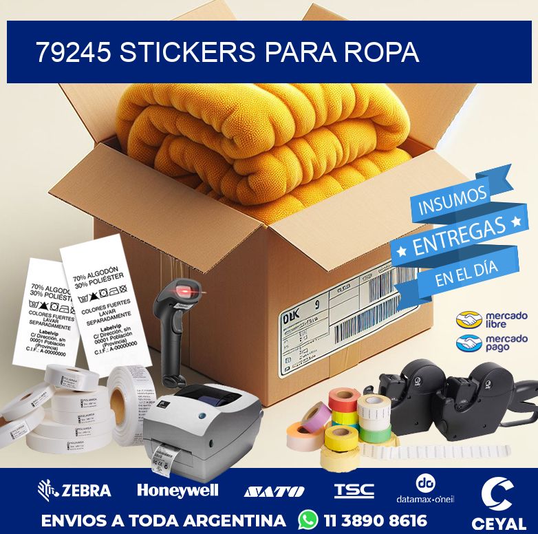 79245 STICKERS PARA ROPA