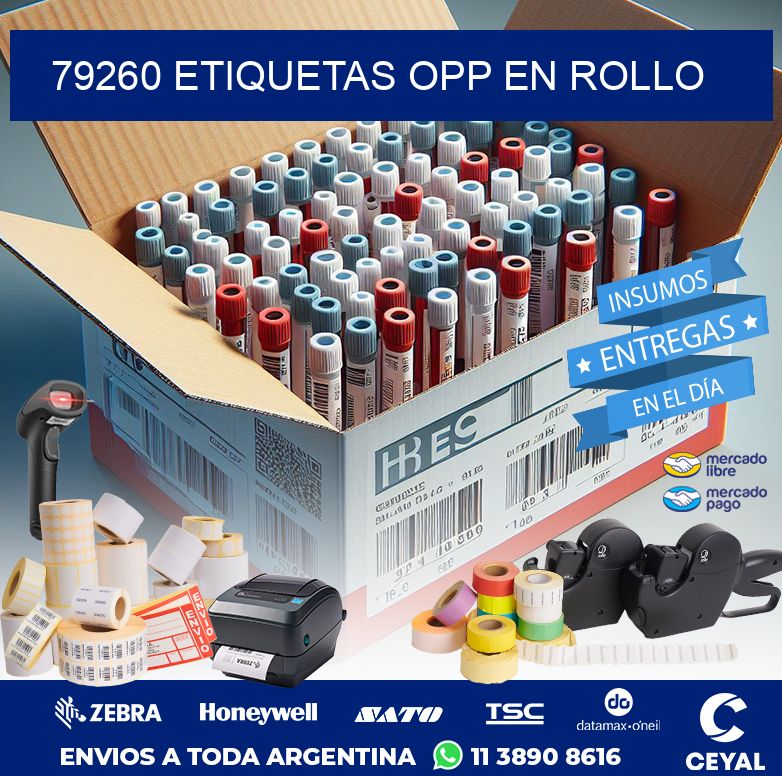 79260 ETIQUETAS OPP EN ROLLO