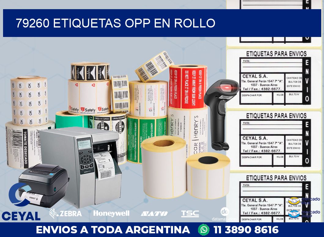 79260 ETIQUETAS OPP EN ROLLO