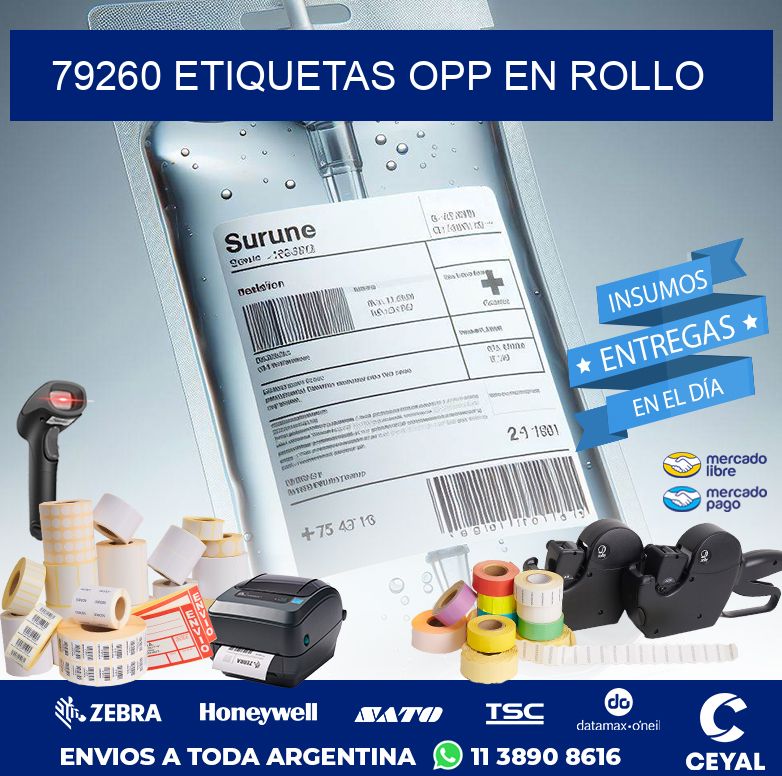79260 ETIQUETAS OPP EN ROLLO
