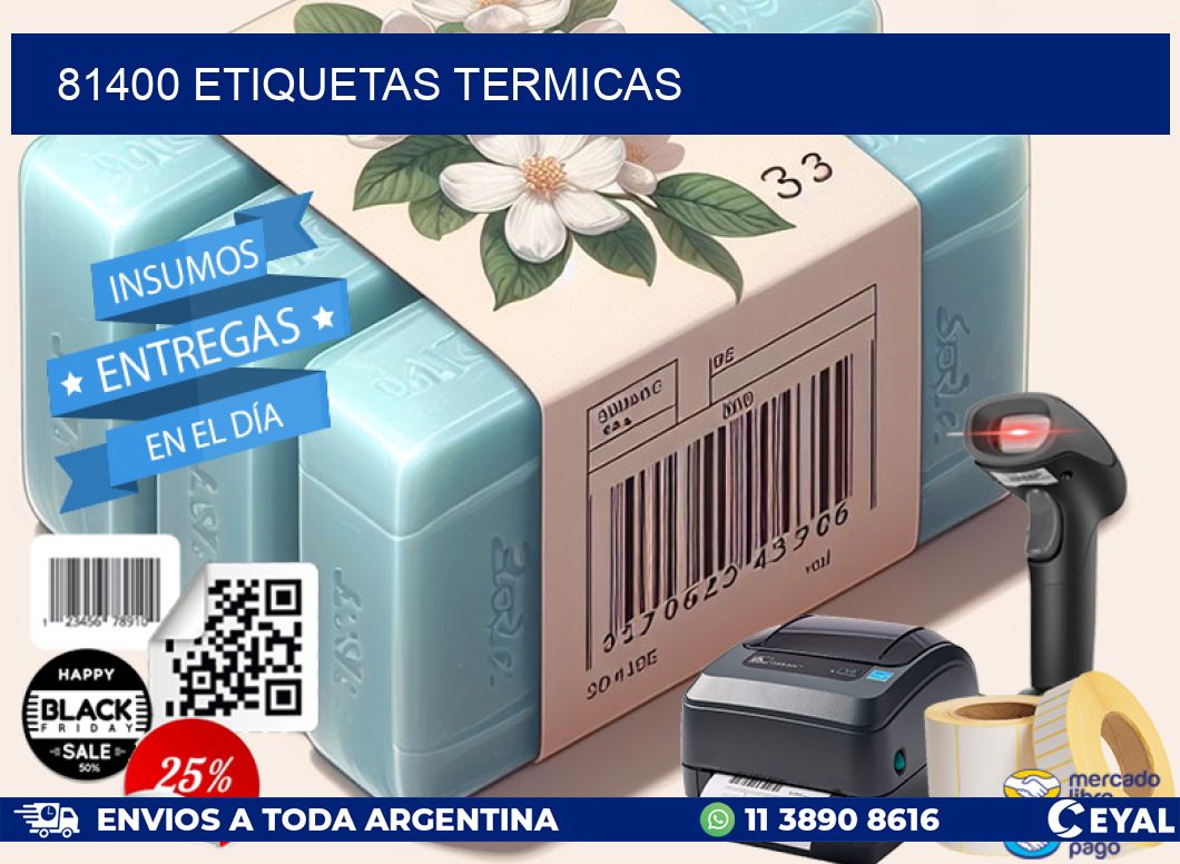 81400 ETIQUETAS TERMICAS