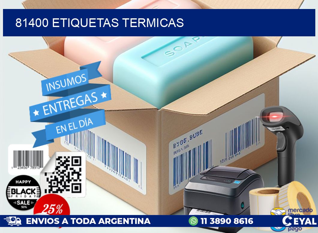 81400 ETIQUETAS TERMICAS
