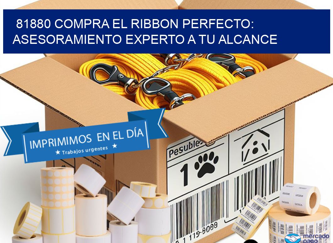81880 COMPRA EL RIBBON PERFECTO: ASESORAMIENTO EXPERTO A TU ALCANCE