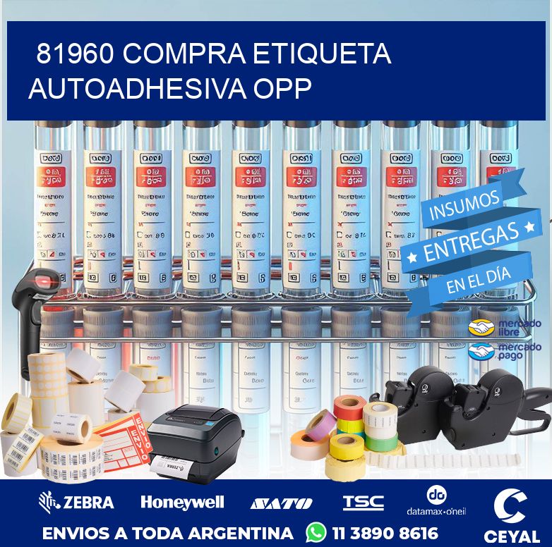 81960 COMPRA ETIQUETA AUTOADHESIVA OPP