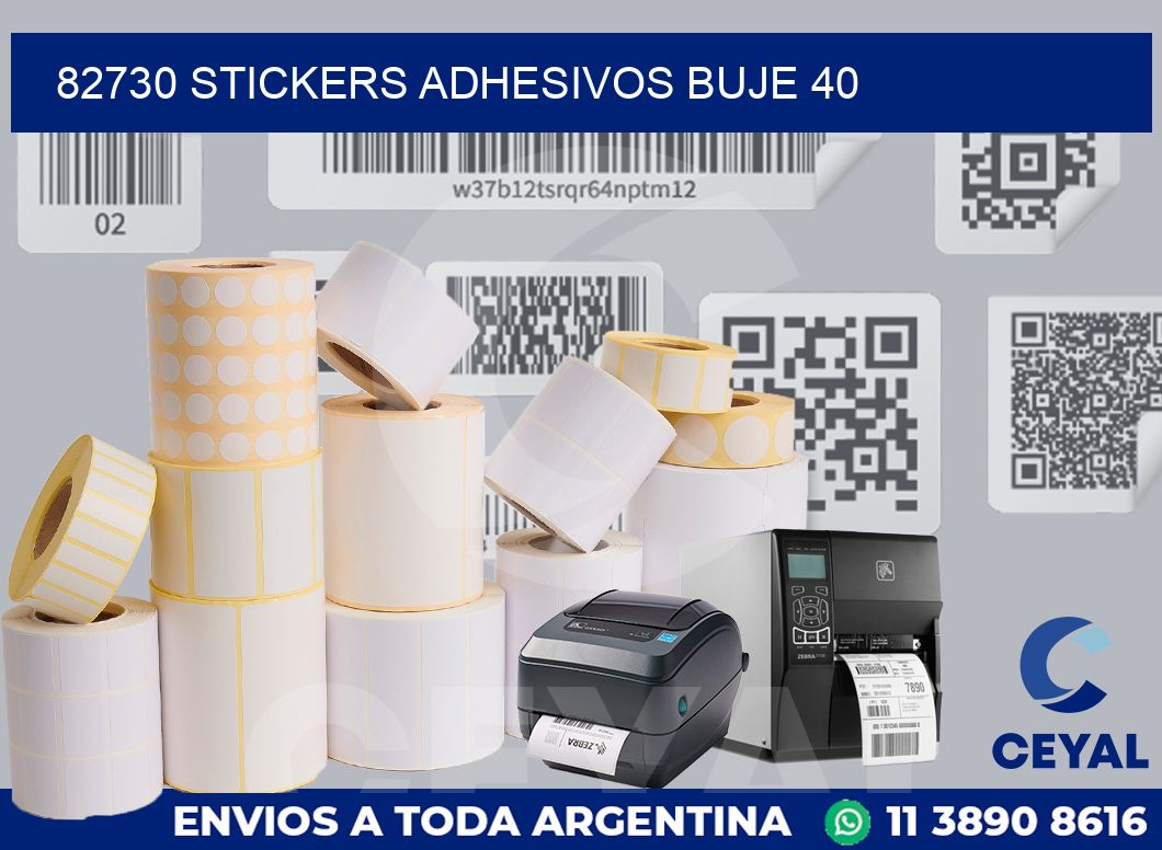 82730 STICKERS ADHESIVOS BUJE 40