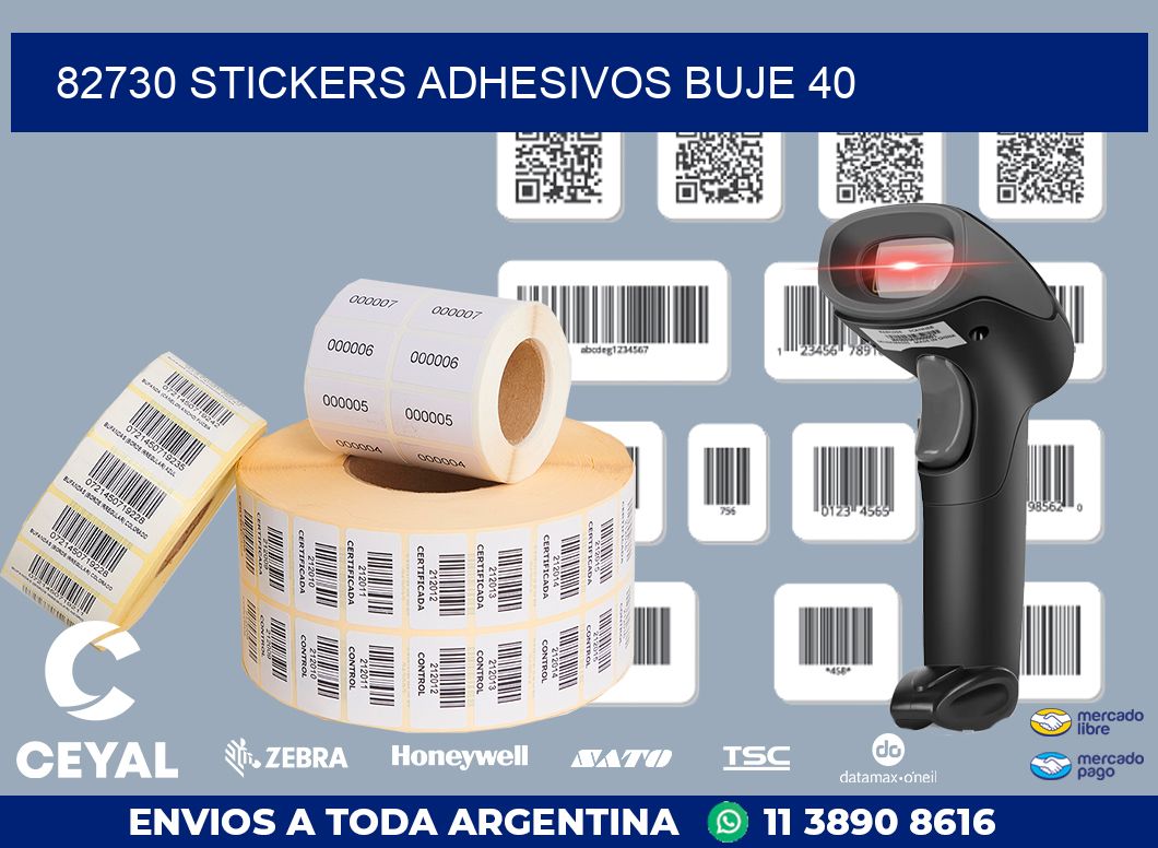 82730 STICKERS ADHESIVOS BUJE 40