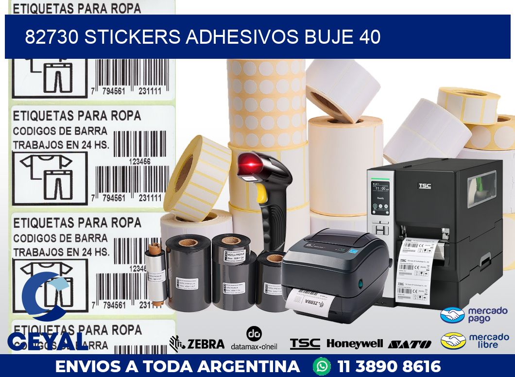 82730 STICKERS ADHESIVOS BUJE 40