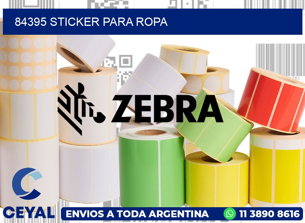 84395 STICKER PARA ROPA