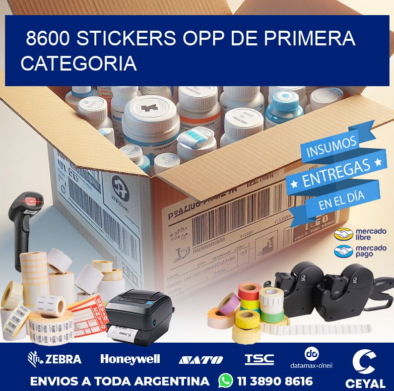 8600 STICKERS OPP DE PRIMERA CATEGORIA