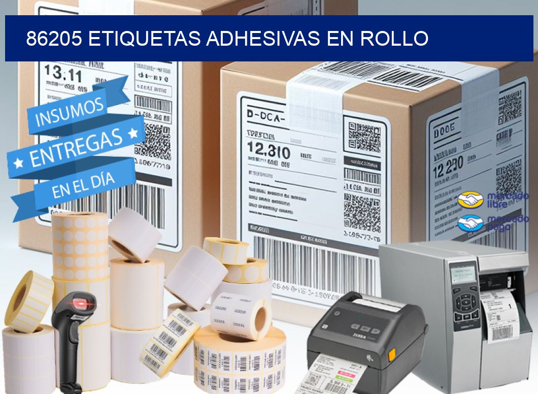 86205 etiquetas adhesivas en rollo