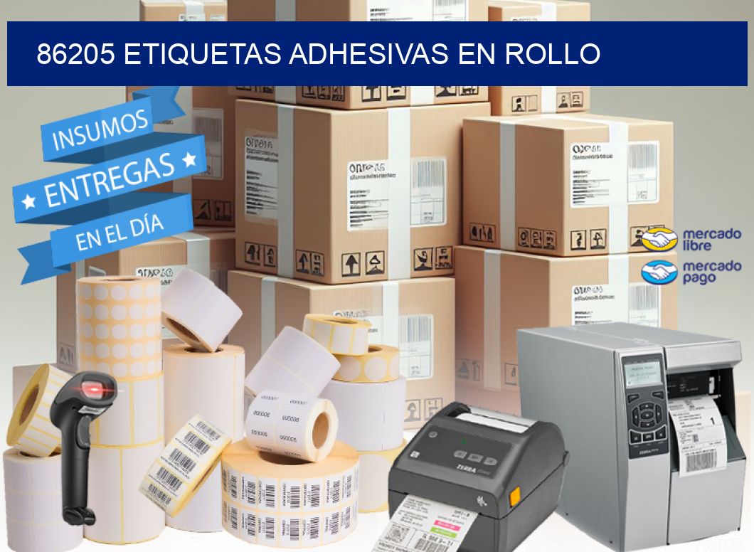 86205 etiquetas adhesivas en rollo