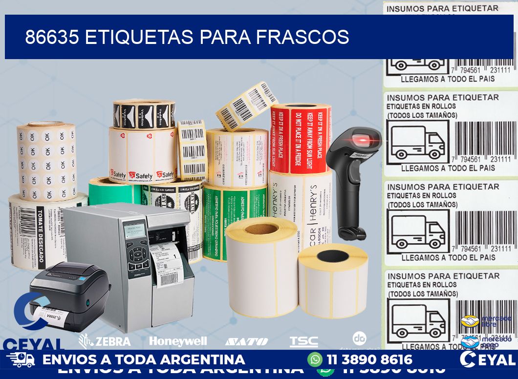 86635 ETIQUETAS PARA FRASCOS
