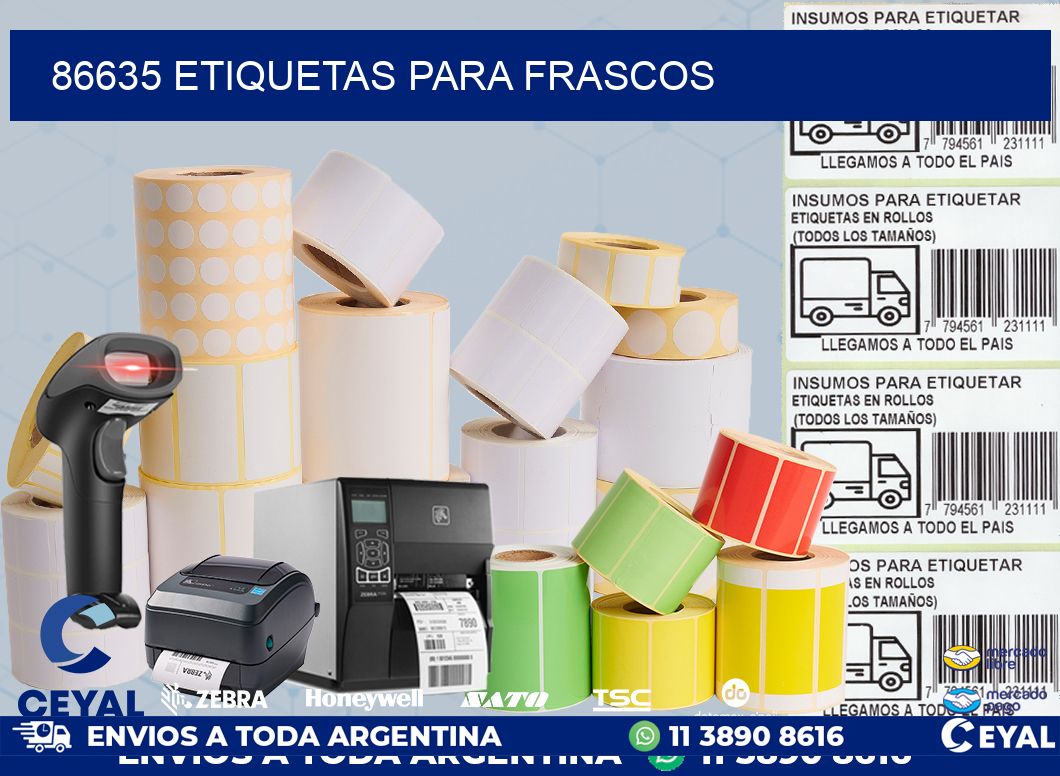 86635 ETIQUETAS PARA FRASCOS