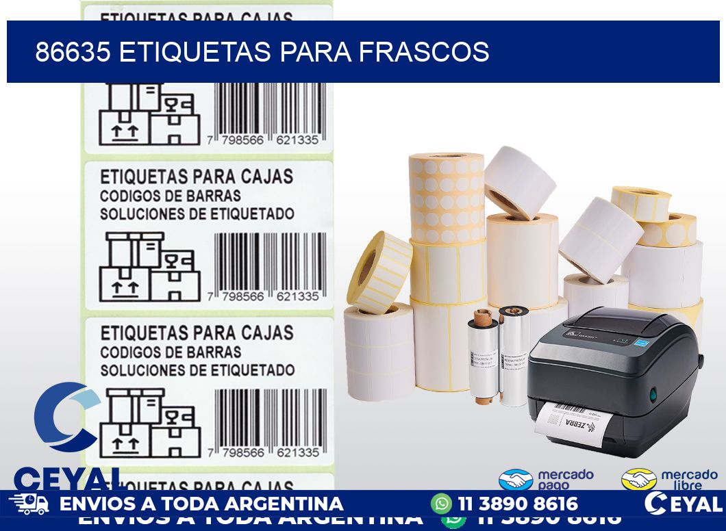 86635 ETIQUETAS PARA FRASCOS