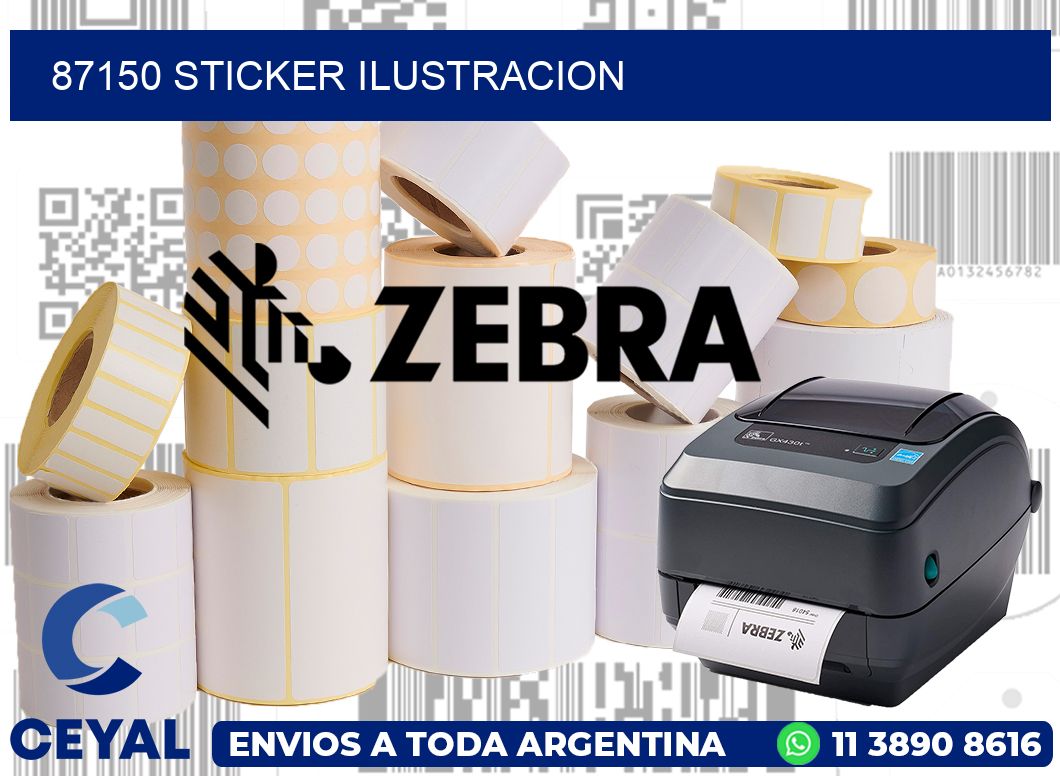 87150 STICKER ILUSTRACION