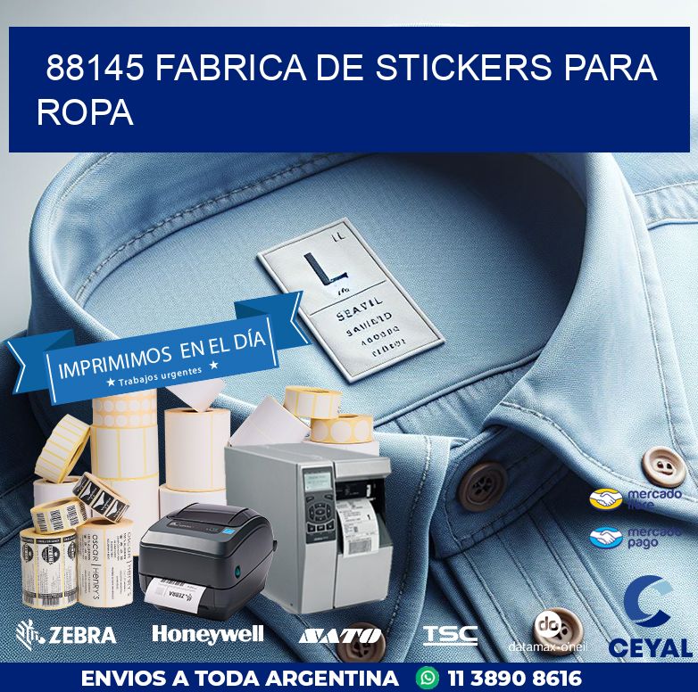 88145 FABRICA DE STICKERS PARA ROPA