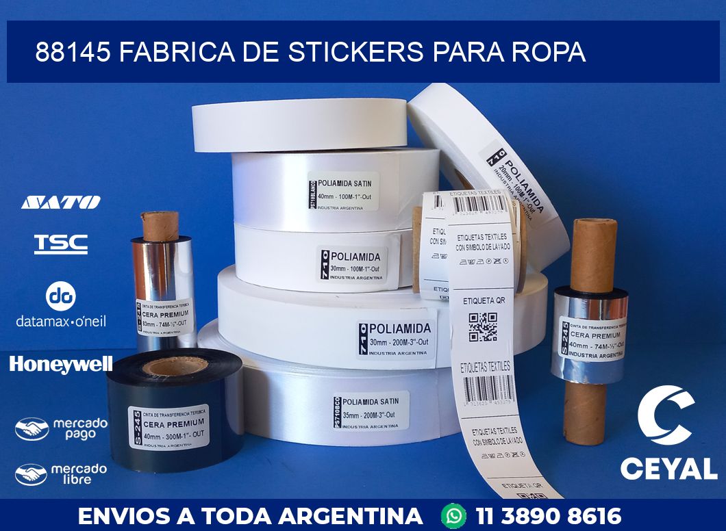 88145 FABRICA DE STICKERS PARA ROPA
