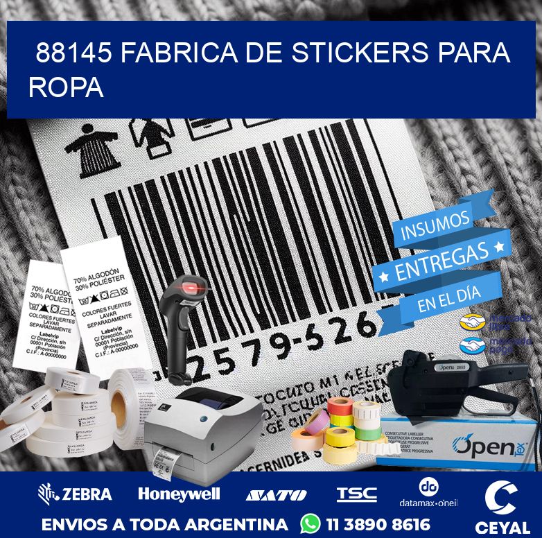88145 FABRICA DE STICKERS PARA ROPA