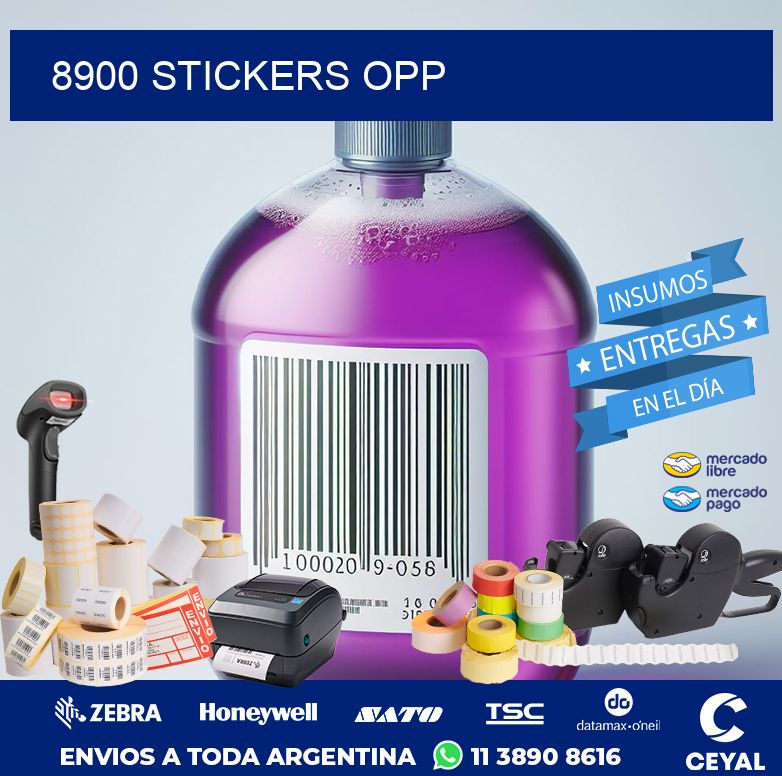 8900 STICKERS OPP