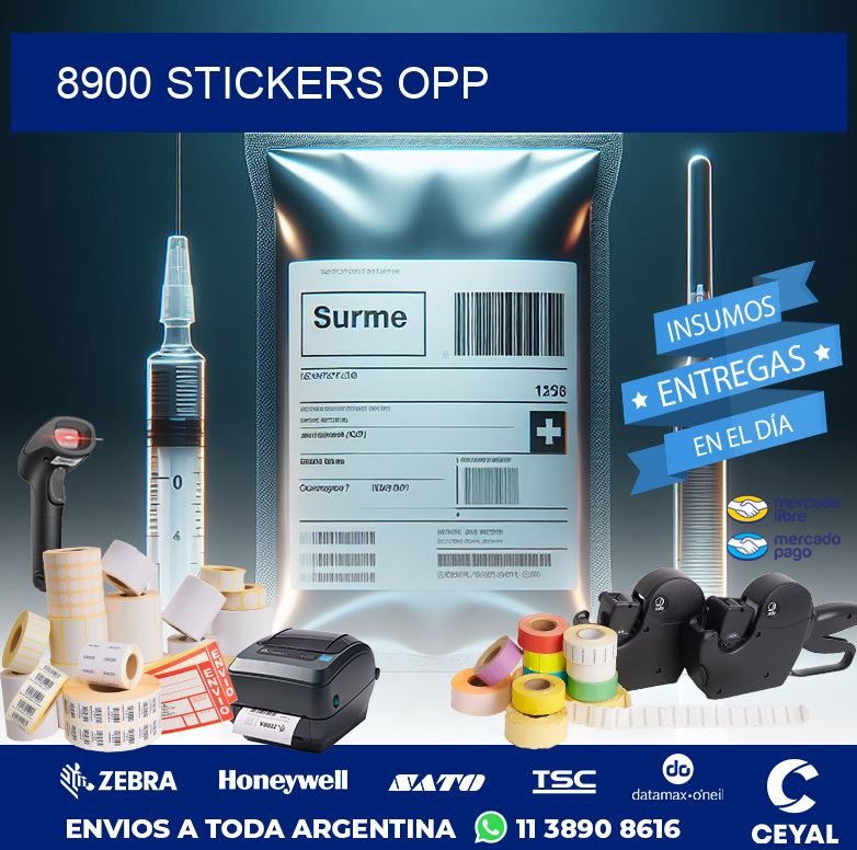 8900 STICKERS OPP