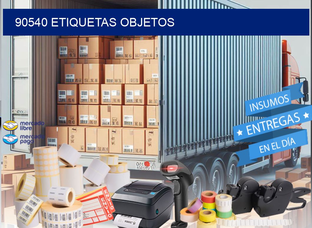 90540 etiquetas objetos